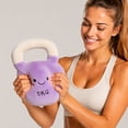 thumbnail image 7 of VVQ 1Pc Kettlebell Shaped Pillow, Soft Fitness Kettlebell Stuffed Cushion, Washable Gym Decor Pillow for Sofa Cushion Fitness Lover Gift, Purple, 7 of 7