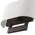 thumbnail image 4 of 45221-07 Livex Lighting 2 Light Medium Wall Sconce In Contemporary Style-9 Inches Tall and 13 Inches Wide-Bronze Finish, 4 of 15
