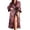 A-Pink61, variant on Yuanlong WomensSatin Robe Nightgown Plus Leopard Print Sleep Dress Fashion Nightwear For Valentine'S Day & Daily Home Wear