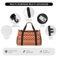 thumbnail image 4 of Fotbe Red Cars Bolsa de Viaje con Estampado, Bolsa de Fin de Semana para Mujer con Compartimento para Zapatos, Bolsa de Gimnasio con Bolsillo Húmedo, 4 of 7