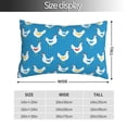 thumbnail image 2 of Kdxio Cotton Pillow Cases 20"x30" Pillowcases,Soft and Breathable Bedroom Pillow Cases-Cartoon Chicken, 2 of 8
