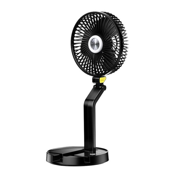Matsuzay Ventilador de lámpara plegable de 7 pulgadas, ventilador de telescópico recargable USB, ventilador de escritorio montado en la pared Electrónica No. 4