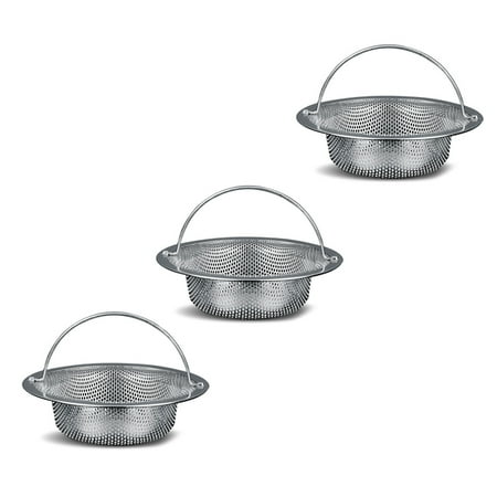 

3pcs Sink Drain Filter Basin Strainer Stainless Steel Mesh Waste Plug Basket Stopper Filtration Tools Replace Accessories Type 2