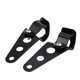 thumbnail image 3 of Soportes de montaje para faro de motocicleta, horquilla Racer de 28mm-34mm, aptos para Honda Kawasaki (negro), 2 uds., 3 of 5