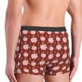 thumbnail image 3 of Goofa Cute Pig with Coins Printed Men's Boxer Briefs Underwear, Moisture-Wicking Underwear, Trunk,Soft and Breathable Cotton Underwear-XX-Large, 3 of 9