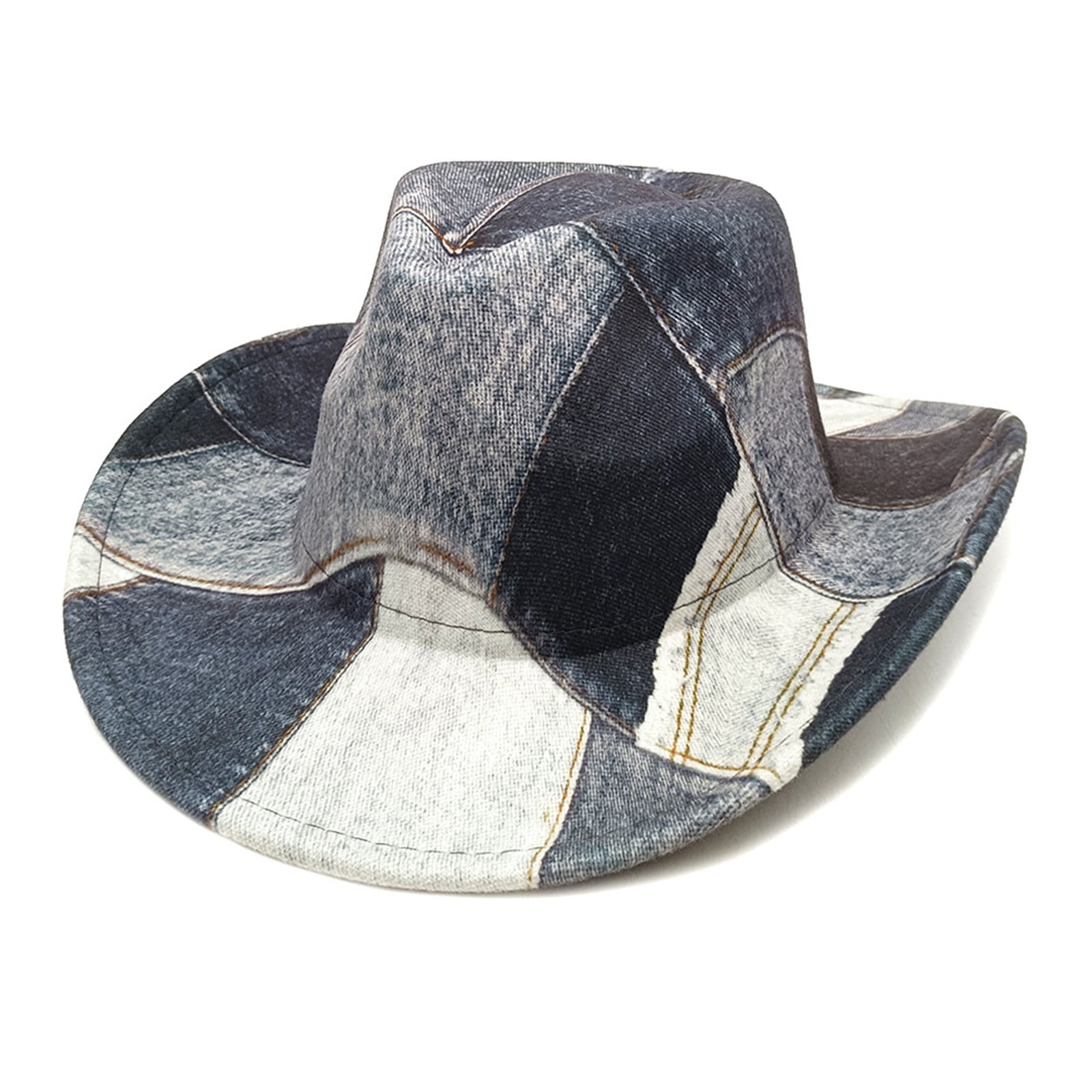 5215 Cowboy Hat For Men And Women, Wide Brim Felt With Chin Western Felt Cowboy Hat for Women Men | Wide Brim Belt  main image 2