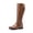 TAN, variant on Dream Pairs Women's Riding Pirate & Motorcycle Buckle Knee High Boots: Comfortable Low Chunky Heel Flat Design