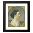 thumbnail image 2 of Jacob Maris 12x14 Black Modern Framed Museum Art Print Titled - Portrait of Catharina Hendrika Horn, the Artist's Wife (C. 1867), 2 of 5