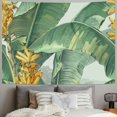 thumbnail image 2 of Creowell  Green Leaf Tapestry Tropical Palm Tree Leaf with Banana on Sage Green Tapestry for Bedroom Nature Botanical Tapestry for Bedroom Teen Wall Art for Living Room Dorm Home Decor 40x30inch, 2 of 6