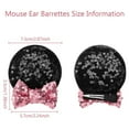thumbnail image 7 of Cheers US 1Pair Mouse Ears Hair Clip , Mouse Hair Barrettes Bow Ear Clip for Theme Birthday Party Favor Decoration, 7 of 7