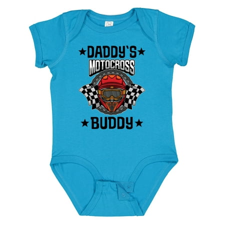 

Inktastic Daddys Motocross Buddy BMX Gift Baby Boy or Baby Girl Bodysuit