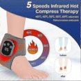 thumbnail image 3 of 2x 2025 Emsense Foot Massager Wireless Portable Triple Method 3 Vibration Mode Heated Ankle Wrap For Home Office Travel, 3 of 5