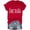 Red, variant on Staron Women's Casual V-Neck Short Sleeve Tops Basic Solid Color Layering Tee Shirts, Pink L