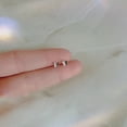 thumbnail image 1 of Pendientes pequeños con forma de botón, pendientes con forma de botón, pequeños y exquisitos, pendientes con forma de botón, rendimiento comprobado, 1 of 1