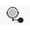 Black, variant on Jerdon Lighted Wall Mount Mirror with 10X Magnification - Chrome - JS8810CD