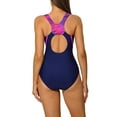thumbnail image 6 of Charmo Women's Side Spliced One Piece Padded Swimsuits Modest Exercise Racerback Bathing Suit, 6 of 6