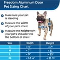 thumbnail image 6 of PetSafe Freedom Aluminum Pet Door - X-Large - White, 6 of 7