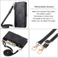 thumbnail image 4 of For Iphone 15 Geometric Zipper Wallet Side Buckle Leather Phone Case With,iPhone 14 Pro Max, 4 of 7