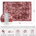 thumbnail image 6 of Cydiria Vintage Boho Traditional Oriental Faux Wool Area Rug,4' x 6', Red, 6 of 7