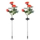 thumbnail image 2 of Luz decorativa solar para exteriores, 2 piezas LED Flor solar Luz LED para césped Luz solar de flor artificial Confiabilidad excepcional Jadeshay A, 2 of 8