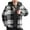 Gray, variant on DDAPJ pyju Mens Oversized Sherpa Lined Hooded Coat Clearance Sales,Plaid Printed Sweatshirt Jacket Plus Size Full Zip Hoodie Coat Thick Winter Warm Coats with Pockets S - 6XL