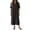 Black, variant on EliteGoogv Womens Polo Dresses Short Sleeve Collared Midi Dresses For Women Relaxed Straight Fit Summer Dresses Vacation Wedding Guest Dresses Yellow