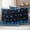 Blue, variant on Blue Pumpkin Outdoor Waterproof Pillow Covers, Fall Thanksgiving Boho Geometric Check Decorative Square Throw Pillowcase Sofa Cushion Sham for Patio/Couch/Chair, 24"x24" 2 Pack