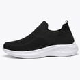 thumbnail image 3 of Homeyce Men's Non Slip Running Shoes Men's Walking Shoes Ultra Light Breathable Mesh Casual Fashion Sneakers Comfortable Durable Workout Sports for Daily Outdoor,Black 40, 3 of 4
