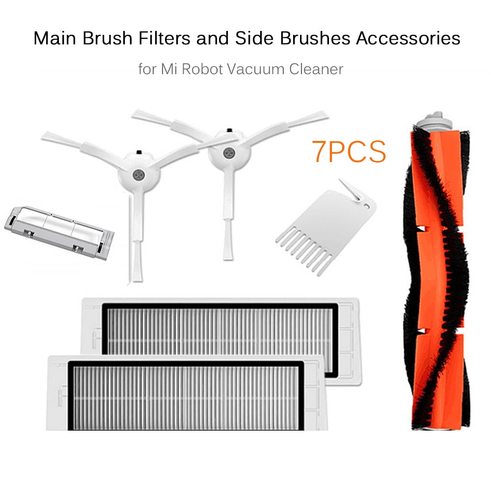 Main Brush Filters Side Brushes Accessories For XIAOMI MI Robot Vacuum Home 