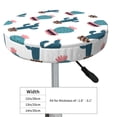 thumbnail image 2 of Cactus leopard potted plant Round Bar Stool Seat Covers, Elastic Round Chair Cover Stool Seat Slipcover Bar Stool Cushions Round Pad for 12-14 inch, 2 of 5