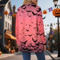 thumbnail image 5 of Towmus Halloween Cardigan For Women Fashion Cute Pumpkin Print Cardigans Sweaters Casual Open Front Long Sleeve Coats With Pockets, 5 of 6