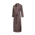 thumbnail image 2 of Richie House Bathrobe Kimono Women's Cotton Robe Long Belted Dressing Gown Lounge Night Spa RHW2824-J-L, 2 of 3