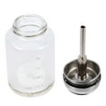 Axio 100ml Empty Clear Glass Pump Dispenser Bottle Alcohol Nail Polish