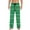 Green, variant on KDFJPTH Mens Christmas Mens Casual Pajama Pants With Drawstring And Pockets Flat Front Pants Comfortable