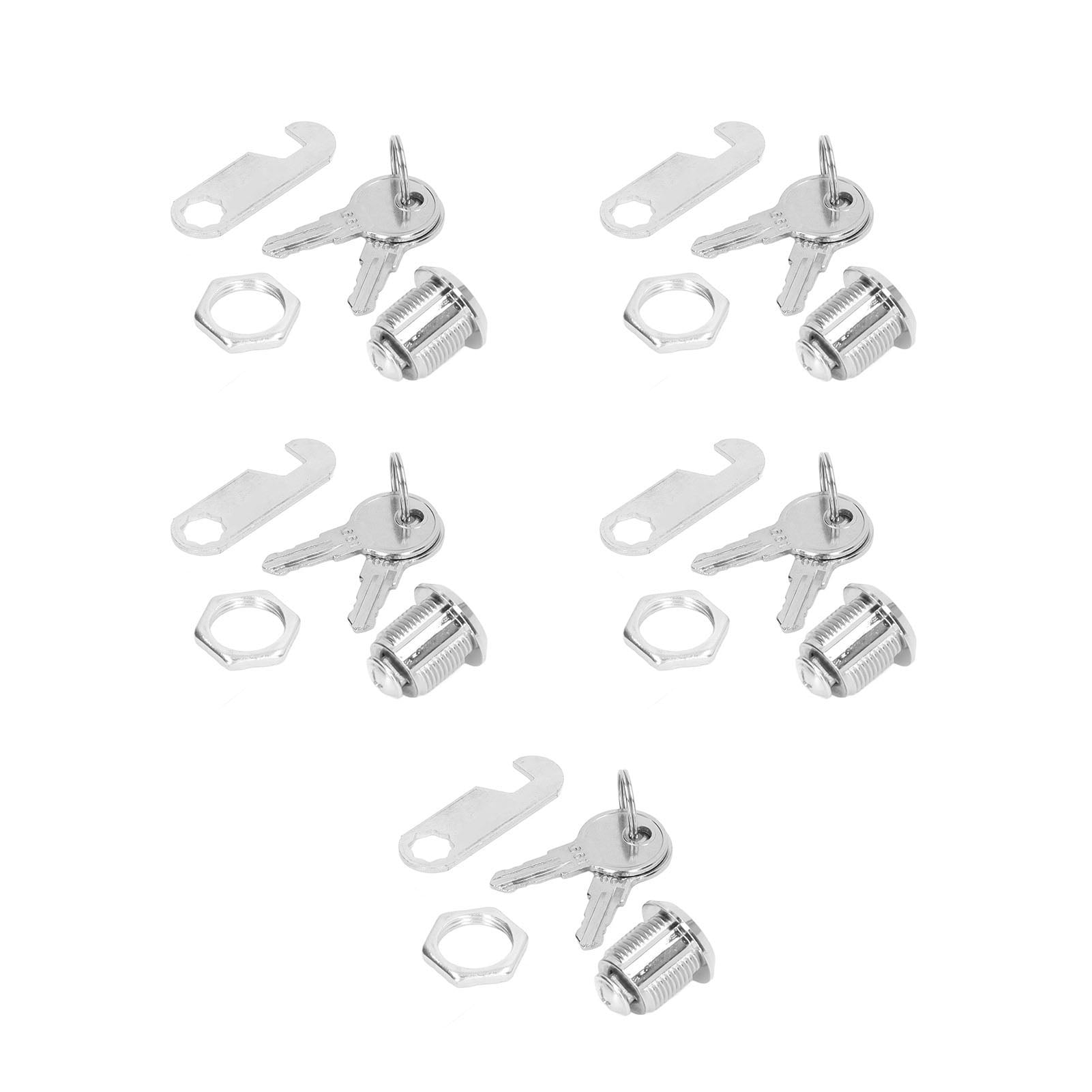 Mailbox Lock, 5 Pack Cam Lock High Strength Zinc Alloy