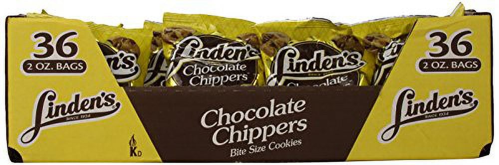 Lindens Chocolate Chippers Cookies, (Pack of 36)