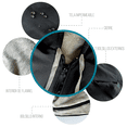 thumbnail image 4 of Bata de natación para adultos, unisex, impermeable con interior polar, 4 of 5