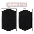 thumbnail image 3 of Home Weavers Waterford Collection 100% Cotton Non-Slip Bathroom Rug Set Machine Washable Bath Rug-21"x34", Bathroom Rug- 24"x40", Black Color 2 Piece Bath Rug set, 3 of 8