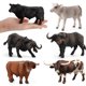 thumbnail image 3 of Figuras de acción de leche de vaca de simulación, adornos de modelos de animales de granja lindos realistas para niños, Colección, decoración del hogar, 3 of 4