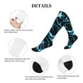 thumbnail image 6 of Bixox Lightning Print Compression Socks,Compression Socks Women & Men Circulation for Medical,Running,Athletic, 6 of 7