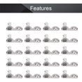 thumbnail image 3 of Fielect 20Pcs AA Battery Spring Plate AA Battery Positive Negative Conversion Spring Contact Nickeling Plate 26.5mmx12mm, 3 of 6