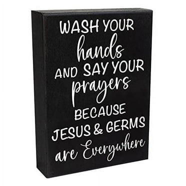 Etch & Ember Funny Bathroom Signs - Poop Jokes - Farmhouse Style Decor