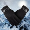 Anti Slip Men Warm Motorcycle Ski Snow Snowboard Gloves BK