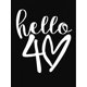 thumbnail image 2 of Camiseta informal de manga corta y cuello redondo para mujer, con estampado geométrico y diseño de corazón "Hello 4U", ajuste cómodo para todas las estaciones. Ideal para adultos, hombres, mujeres, ad, 2 of 6