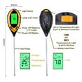 thumbnail image 3 of 3/4 In 1 Soil PH Tester PH Light Moisture Acidity Tester Soil Tester Moisture Meter Plant Soil Tester Kit For Flowers ,Upgraded Testing Structure, 3 of 7