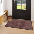 thumbnail image 4 of Washable Vintage Kitchen Mat 31"x20" Non Slip Soft Plush Low Profile Kitchen Rug, Distressed Medallion Oriental Style Sink Mat for Laundry Room Bedroom Office, 4 of 6