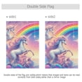 thumbnail image 6 of Garden Flag 12"x18" Unicorns and Rainbow Double-Sided Yard Flags for Outside Outdoor All Seasonal Decoration, 6 of 6