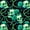 Green, variant on Homewish Gothic Sugar Skull Twin Quilt Set,Pink Red Damask Flowers Twin Coverlet Set,Halloween Duvet,2pcs
