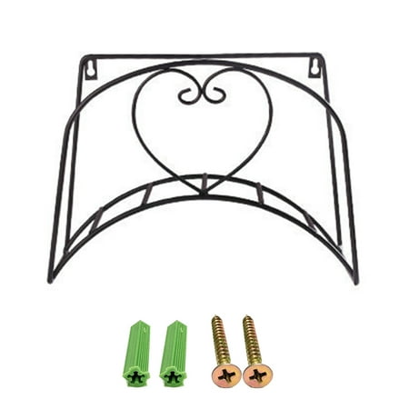 

Sardfxul for Creative Garden Hose Metal Holder Decorative Cast Iron Antique Wall Mount Bracket Pipe Hanging Hanger Storage Rack Multifunction Rustic Shelf