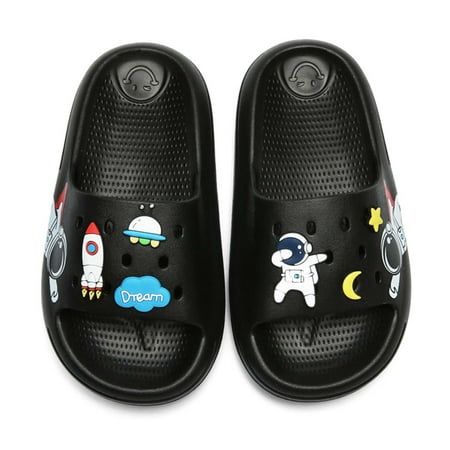 

Slide Sandals for Boys and Girls Anti-Slip Pillow Slippers Ultra Light Home Slippers Shower Summer Sandals Water Shoes (Little Kid/Big Kid)